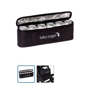 Baby jogger cooler or caddy with zipper